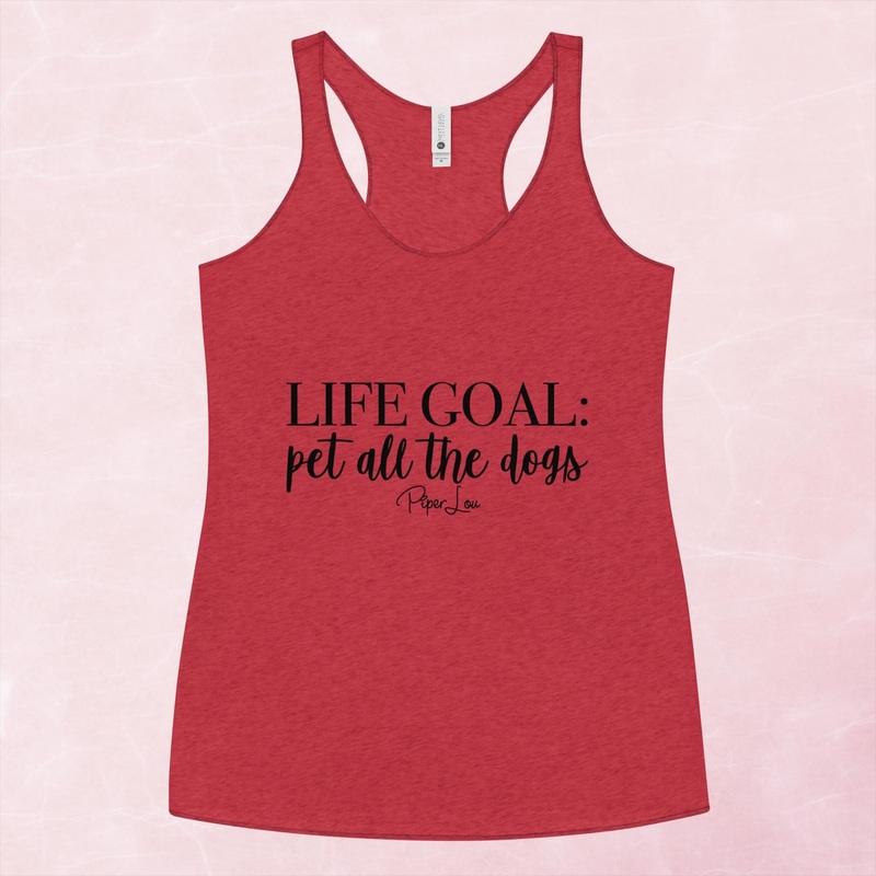 Life Goal Pet All The Dogs Graphic Tank Top