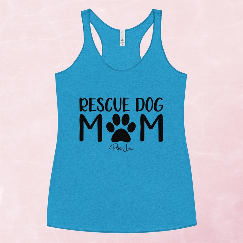 Rescue Dog Mom Graphic Tank Top