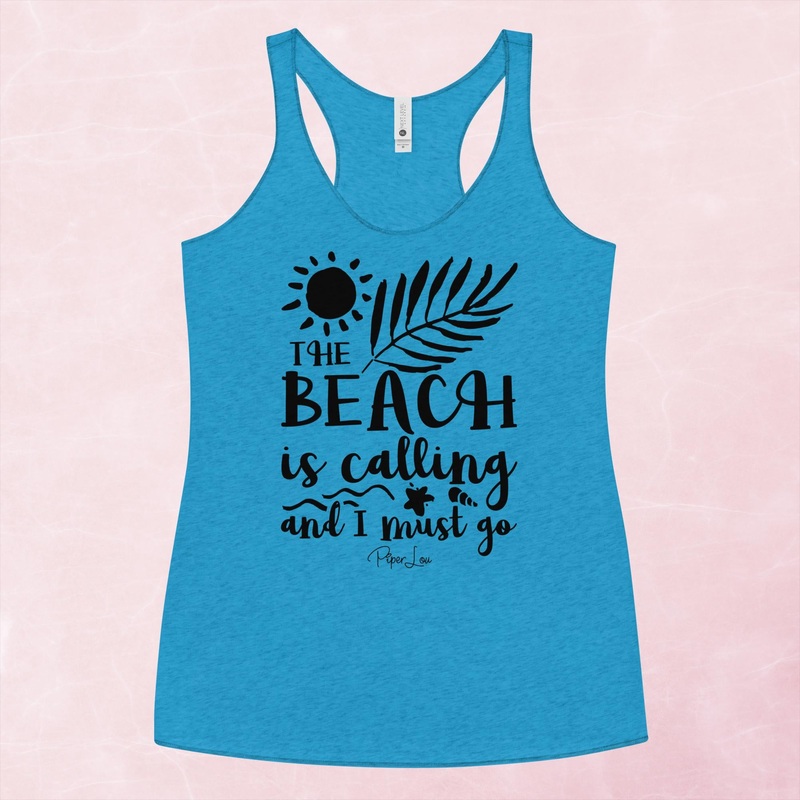 The Beach Is Calling And I Must Go Graphic Tank Top