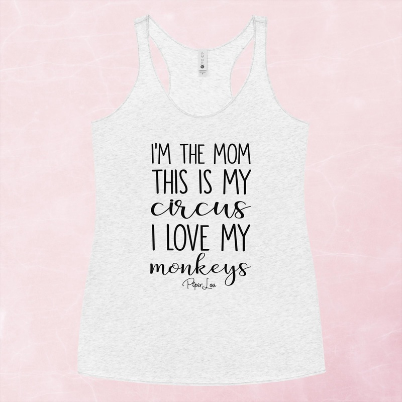 This Is My Circus I Love My Monkeys Graphic Tank Top