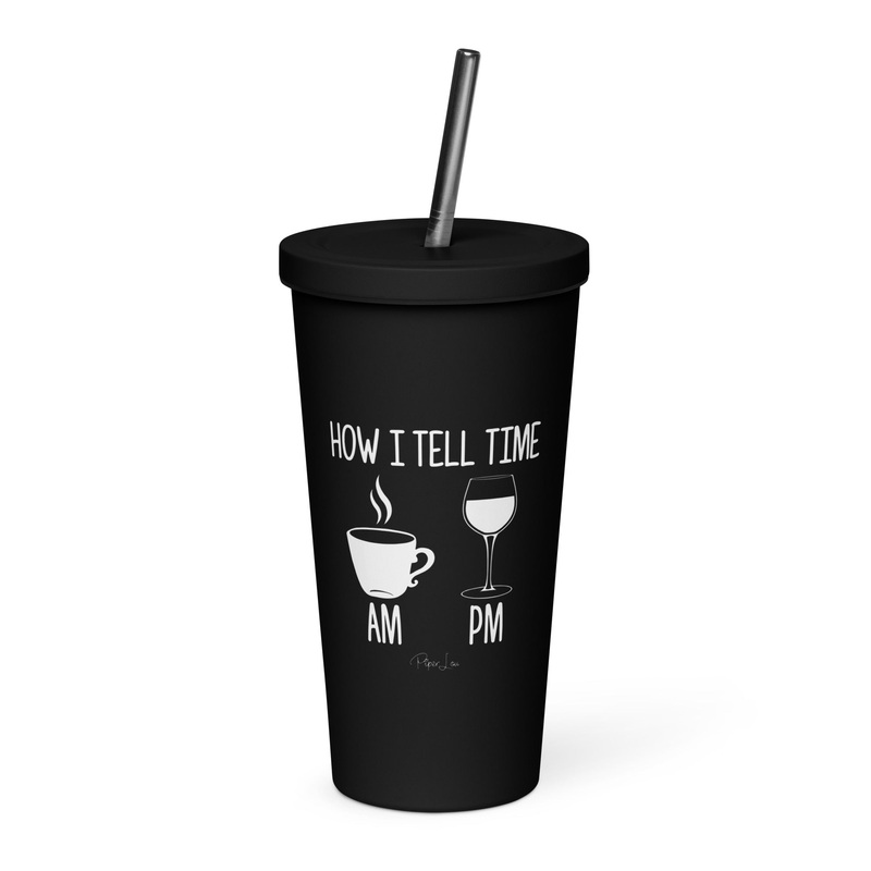 How I Tell Time 20oz Burst Tumbler + Straw