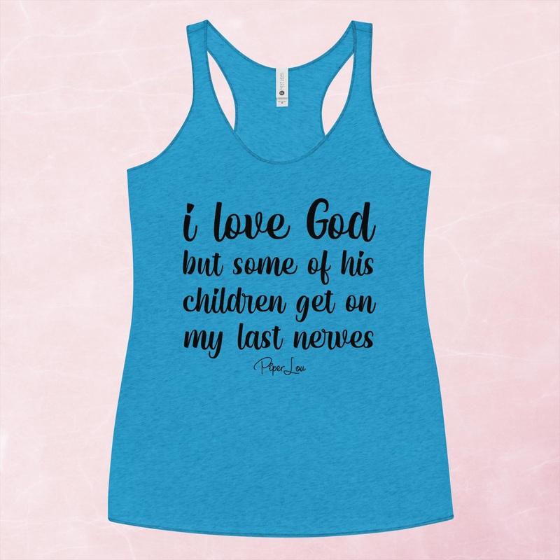 I Love God But Some Of His Children Graphic Tank Top