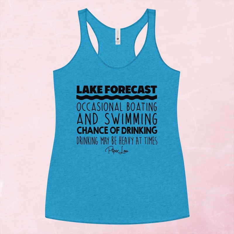 Lake Forecast Graphic Tank Top