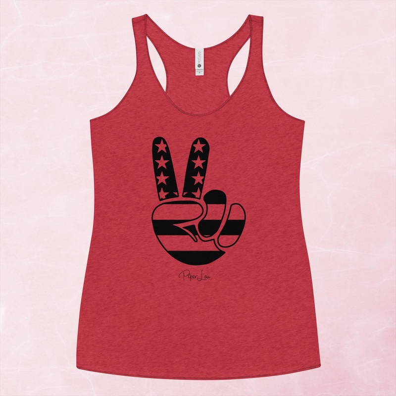 Peace Hand USA Graphic Tank Top