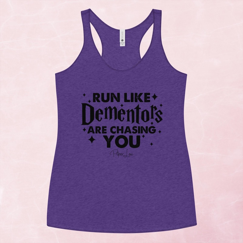 Run Like Dementors Are Chasing You Graphic Tank Top