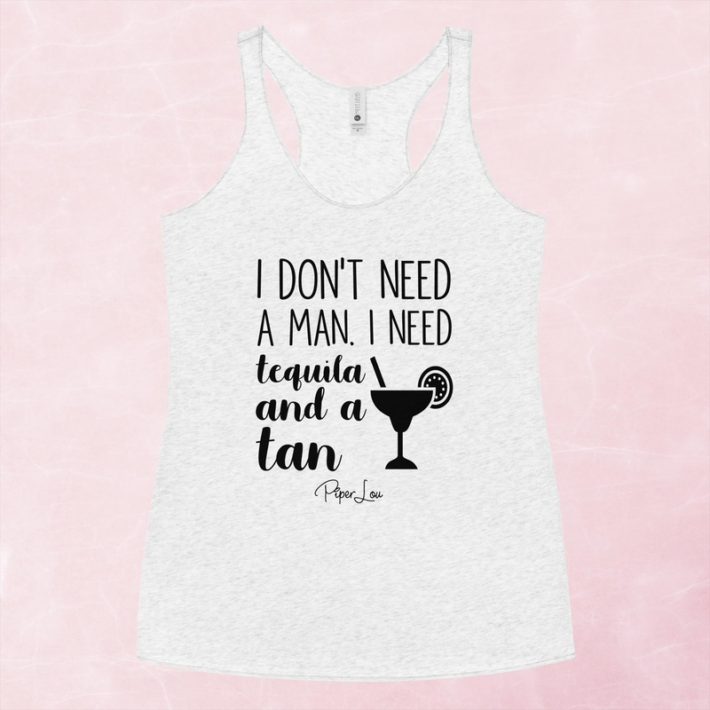 Tequila And A Tan Graphic Tank Top