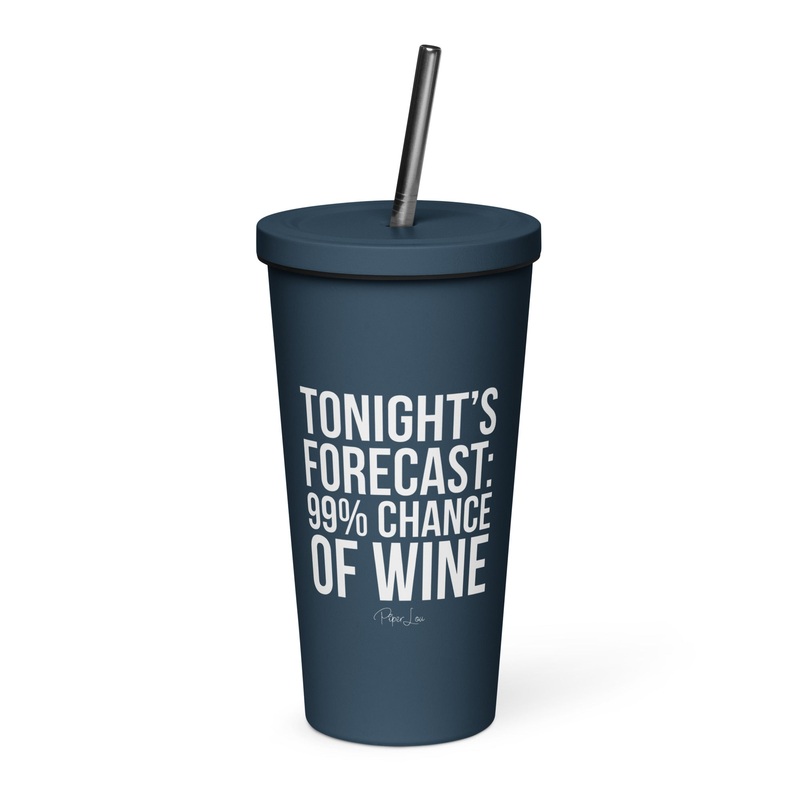 Tonight’s Forecast (Wine) 20oz Burst Tumbler + Straw