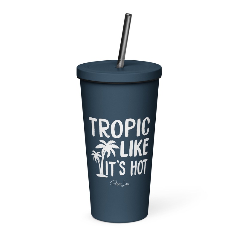 Tropic Like It’s Hot 20oz Burst Tumbler + Straw