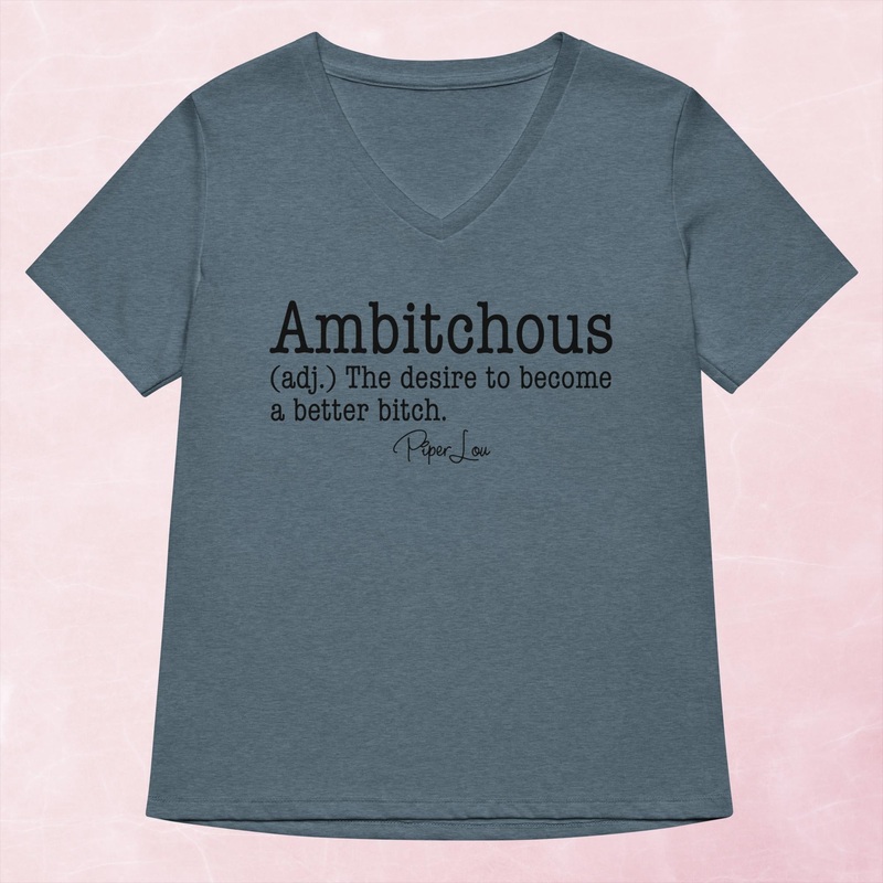 Ambitchous Women’s Graphic V-Neck