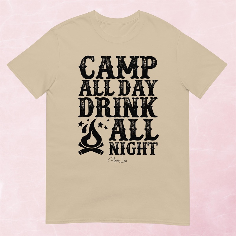 Camp All Day Drink All Night Graphic Tee