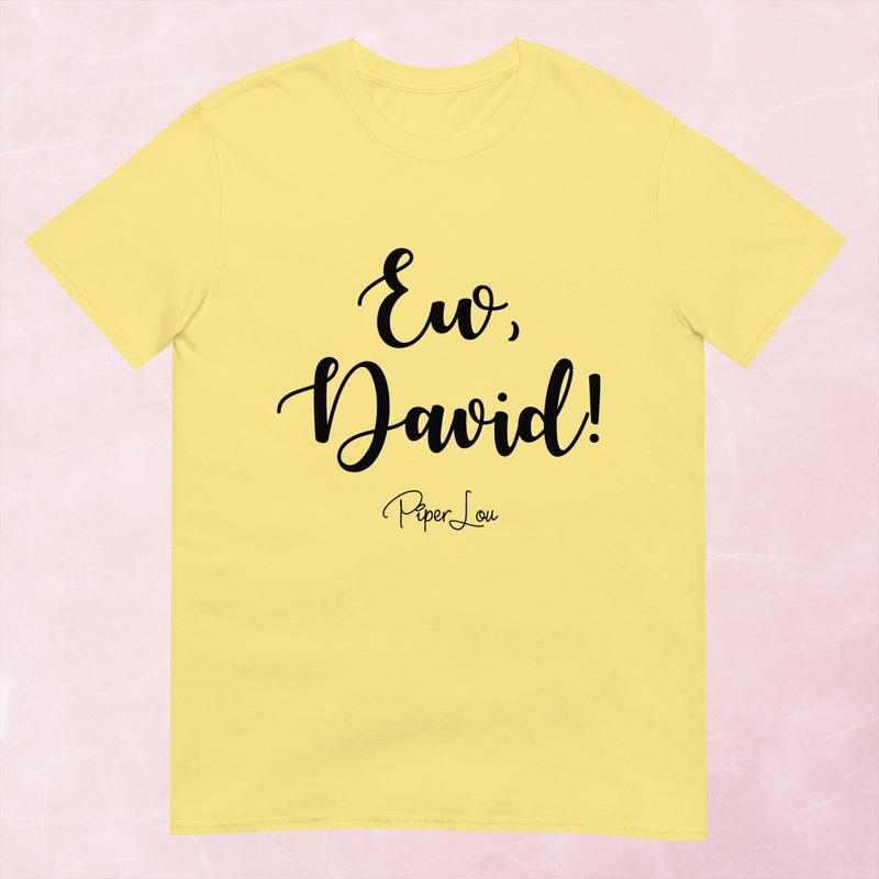Ew David Graphic Tee|Heather Red|Tropical Blue|Sand|Light Blue|Sport Grey|Cornsilk|White|S|M|L|XL|2XL|3XL