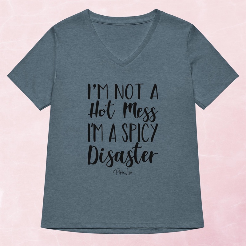 I’m A Spicy Disaster Women’s Graphic V-Neck