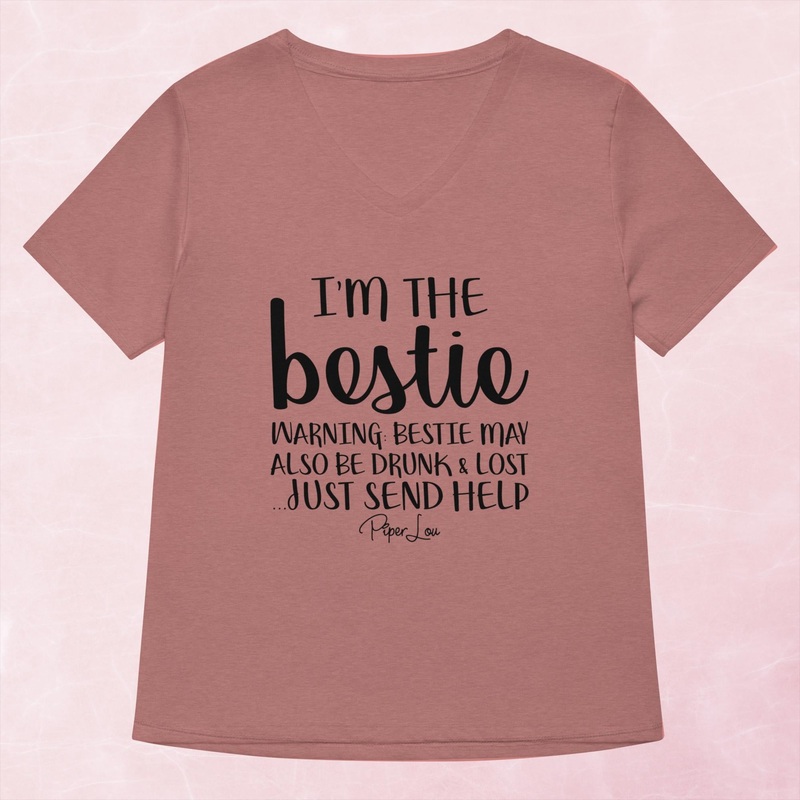 I’m The Bestie Women’s Graphic V-Neck