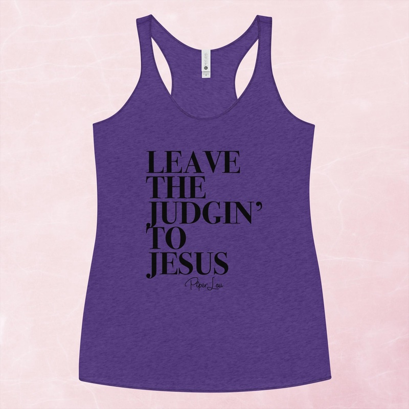 Leave The Judgin’ To Jesus Graphic Tank Top