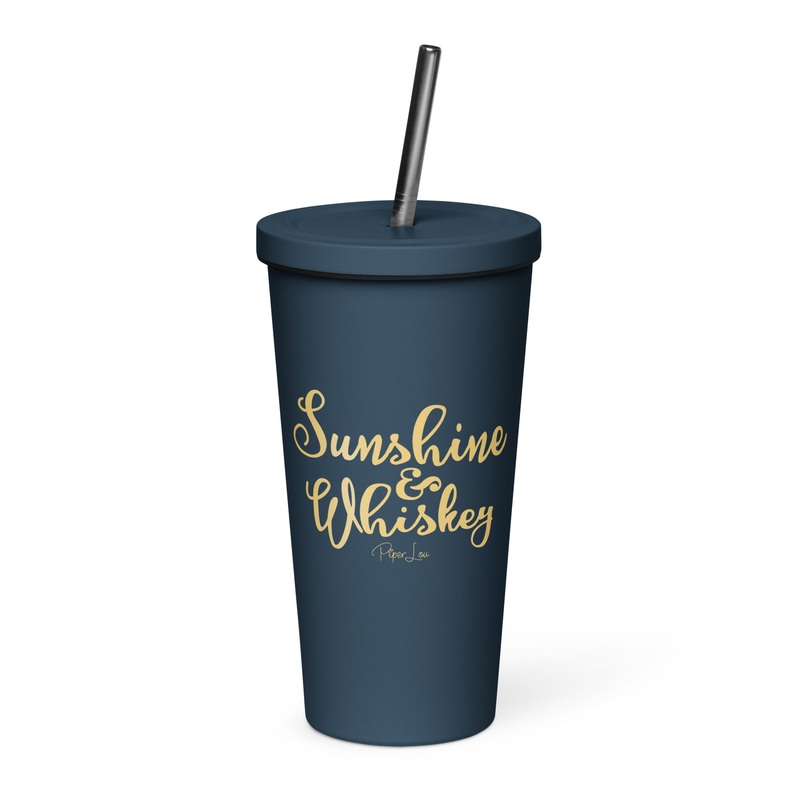 Sunshine & Whiskey 20oz Burst Tumbler + Straw