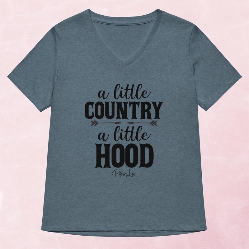 A Little Country A Little Hood Women’s Graphic V-Neck