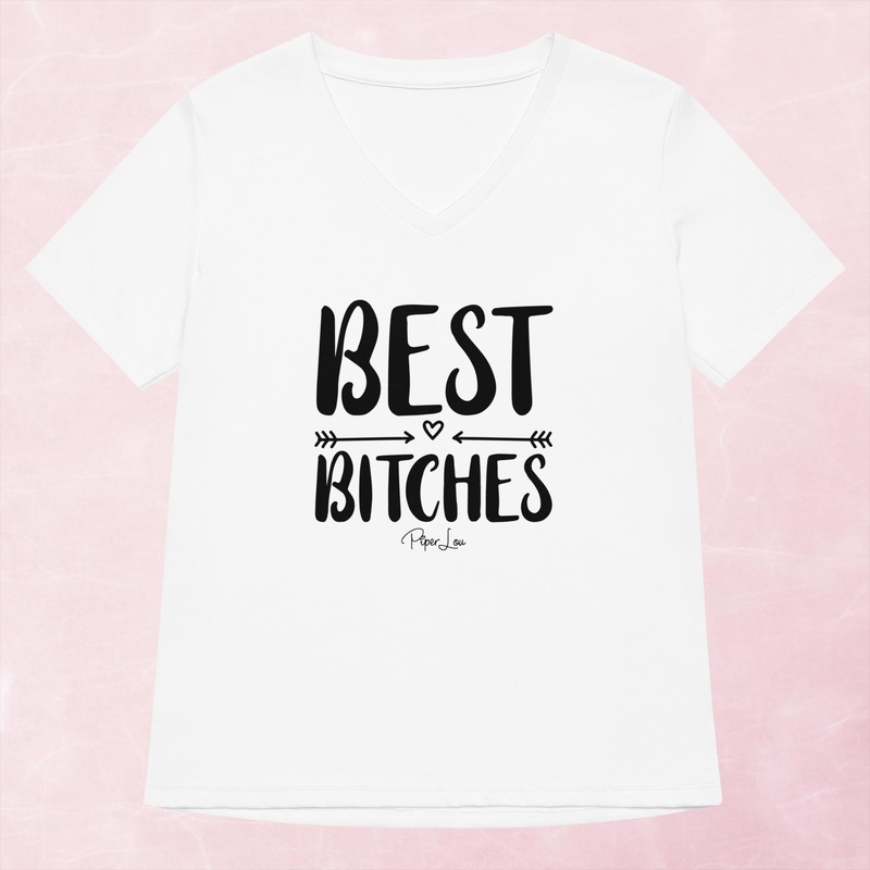 Best Bitches Women’s Graphic V-Neck