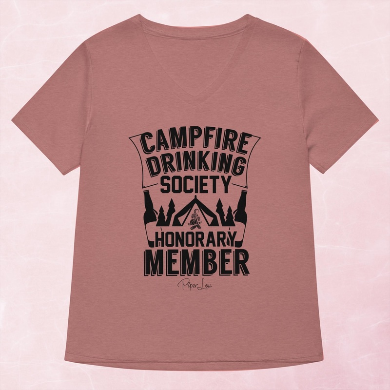 Campfire Drinking Society | Beer Women’s Graphic V-Neck