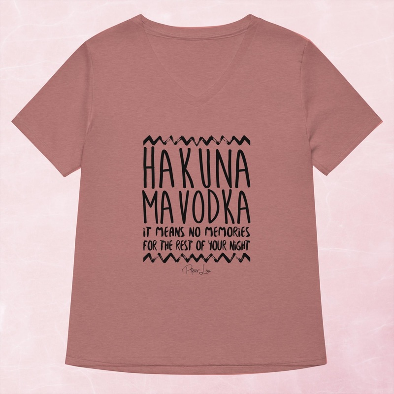 Hakuna Mavodka Women’s Graphic V-Neck