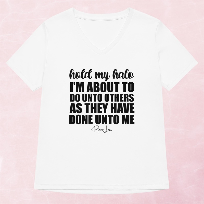 Hold My Halo Women’s Graphic V-Neck