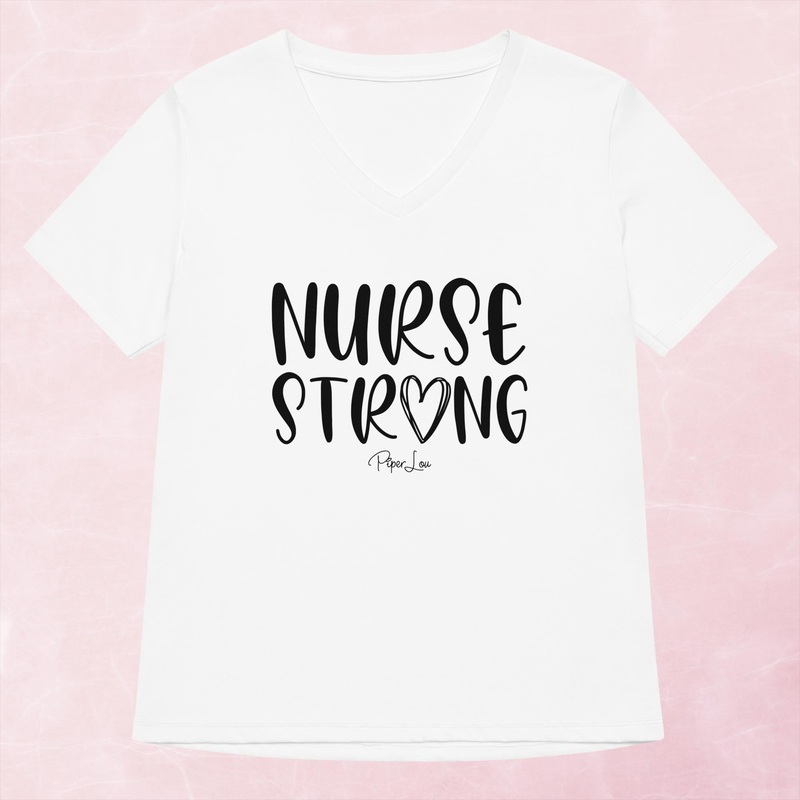 Nurse Strong Women’s Graphic V-Neck