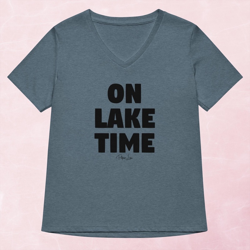 On Lake Time Women’s Graphic V-Neck