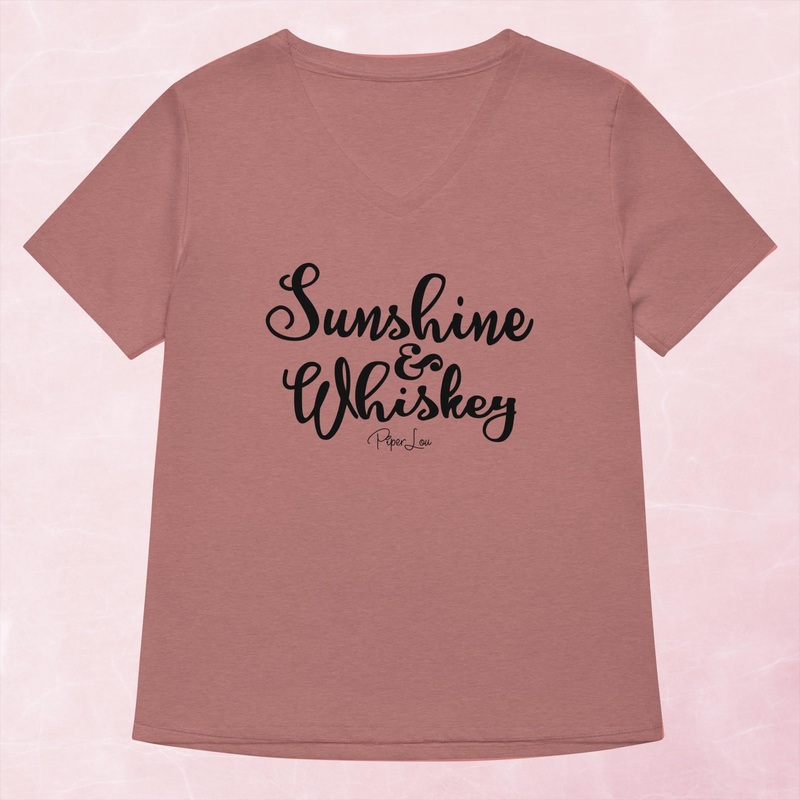 Sunshine And Whiskey Women’s Graphic V-Neck