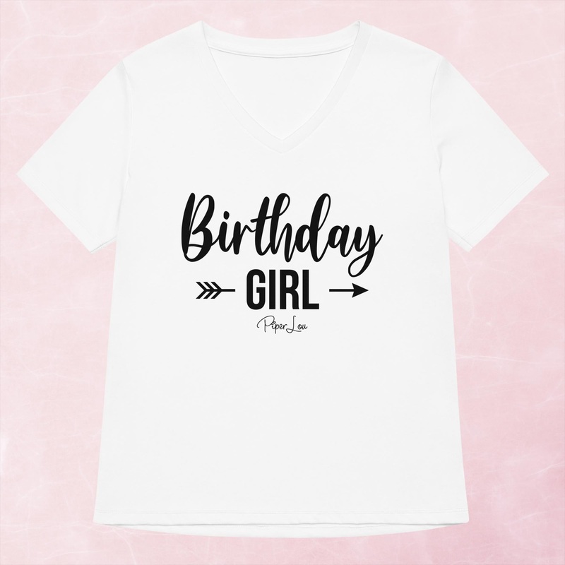 Birthday Girl Women’s Graphic V-Neck