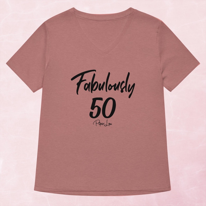 Fabulously 50 Women’s Graphic V-Neck