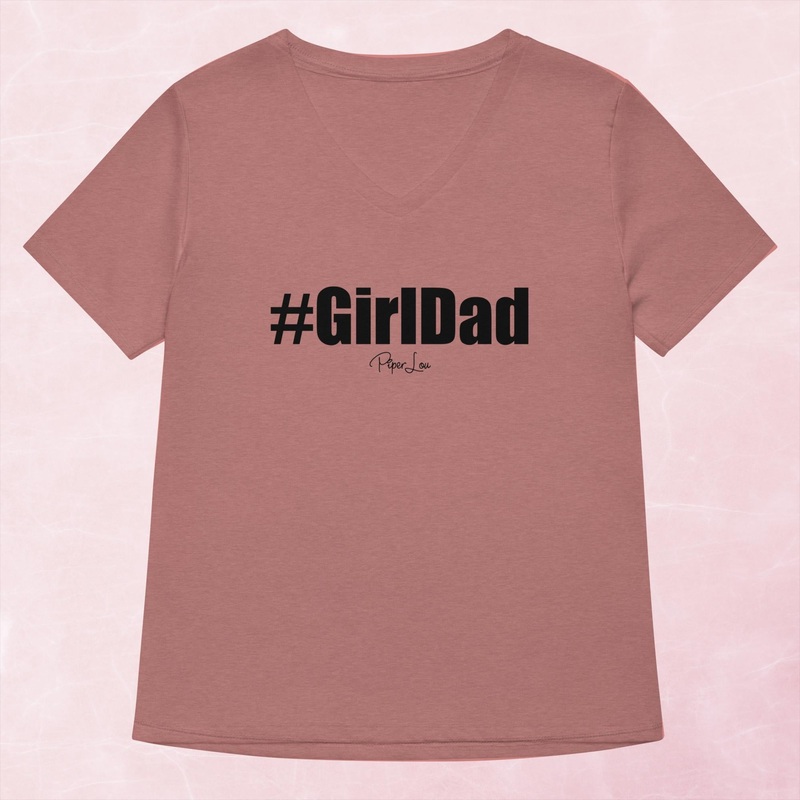 Girl Dad Women’s Graphic V-Neck
