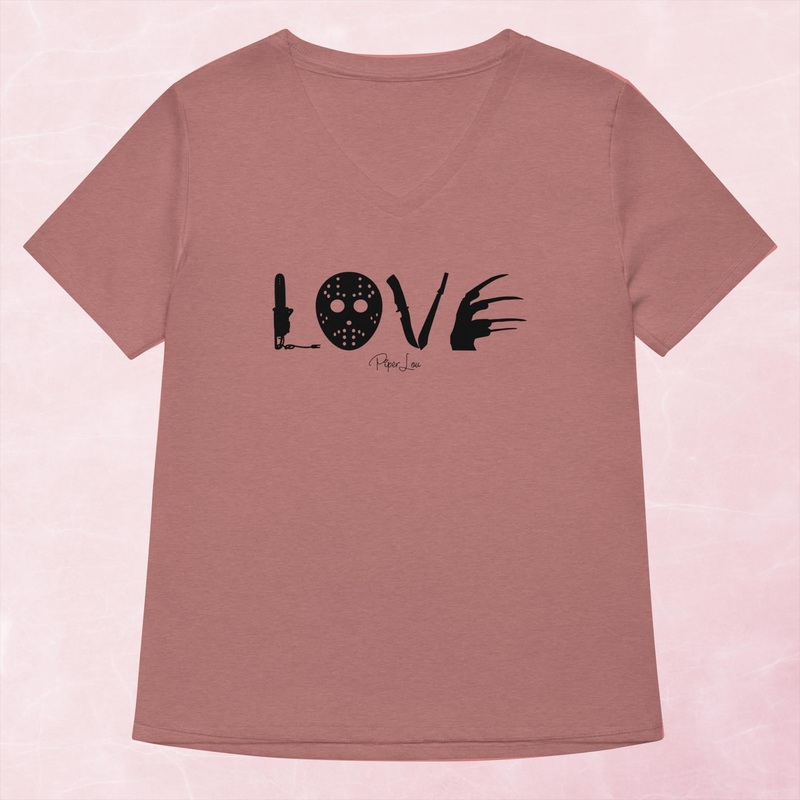 Horror Love Women’s Graphic V-Neck