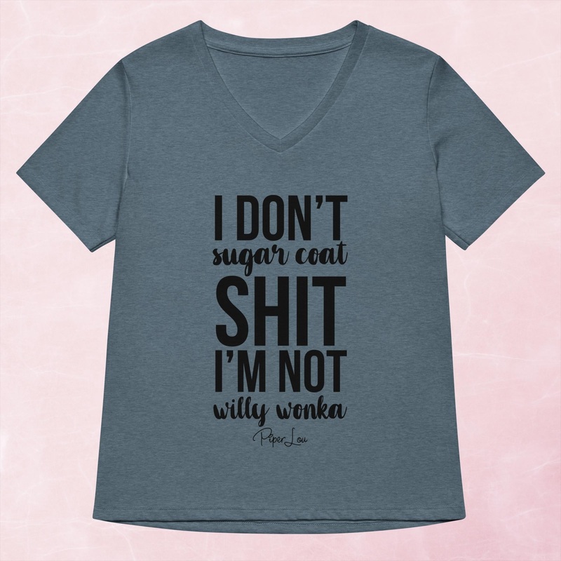 I Don’t Sugar Coat Shit Women’s Graphic V-Neck