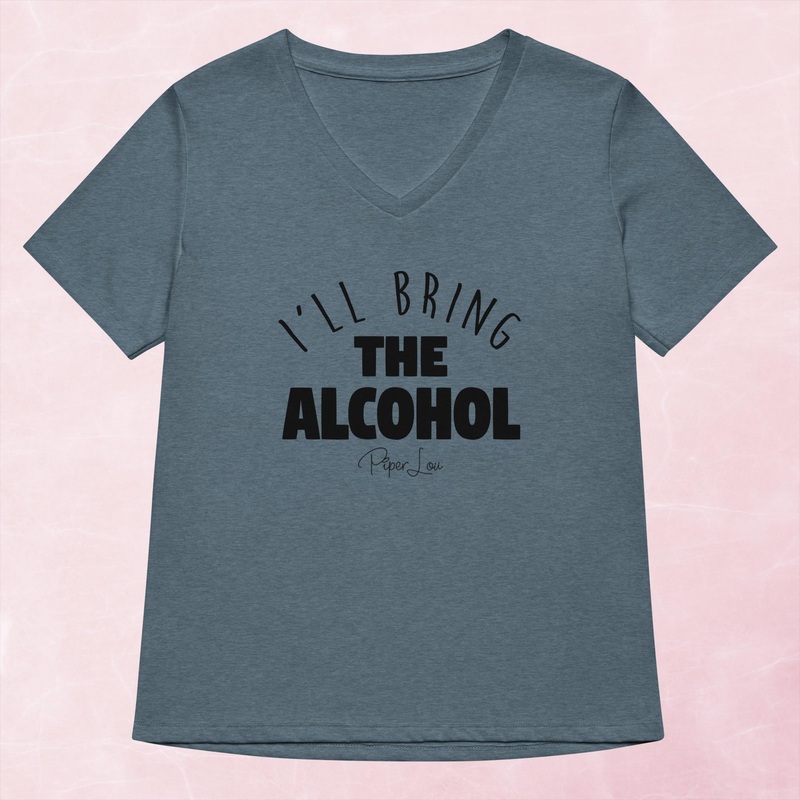 I’ll Bring The Alcohol Women’s Graphic V-Neck