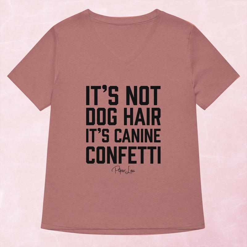 It’s Not Dog Hair Women’s Graphic V-Neck