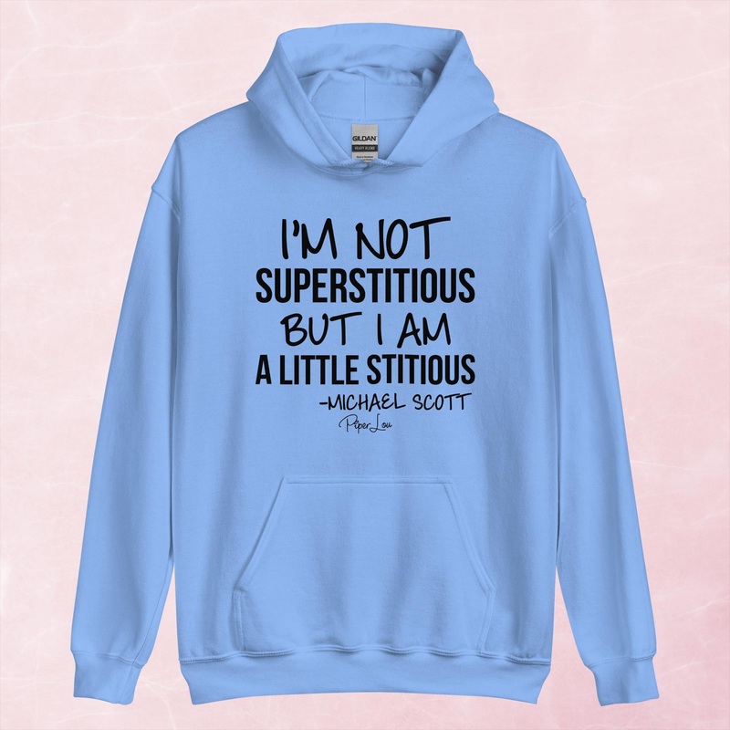 Superstitious Graphic Hoodie|Red|Heliconia|Irish Green|Orange|Military Green|Carolina Blue|Gold|Sand|Light Pink|Ash|White|S|M|L|XL|2XL|3XL|4XL|5XL