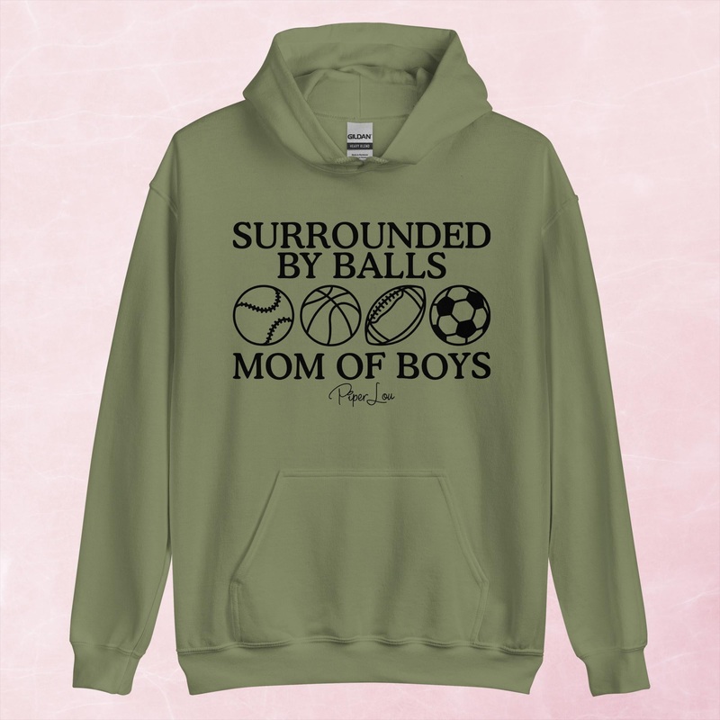 Surrounded By Balls Graphic Hoodie
