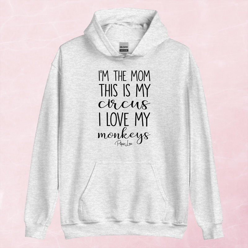 This Is My Circus I Love My Monkeys Graphic Hoodie
