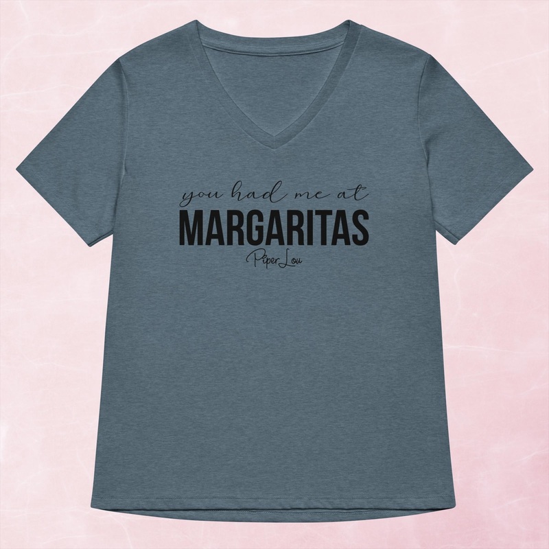 You Had Me At Margaritas Women’s Graphic V-Neck
