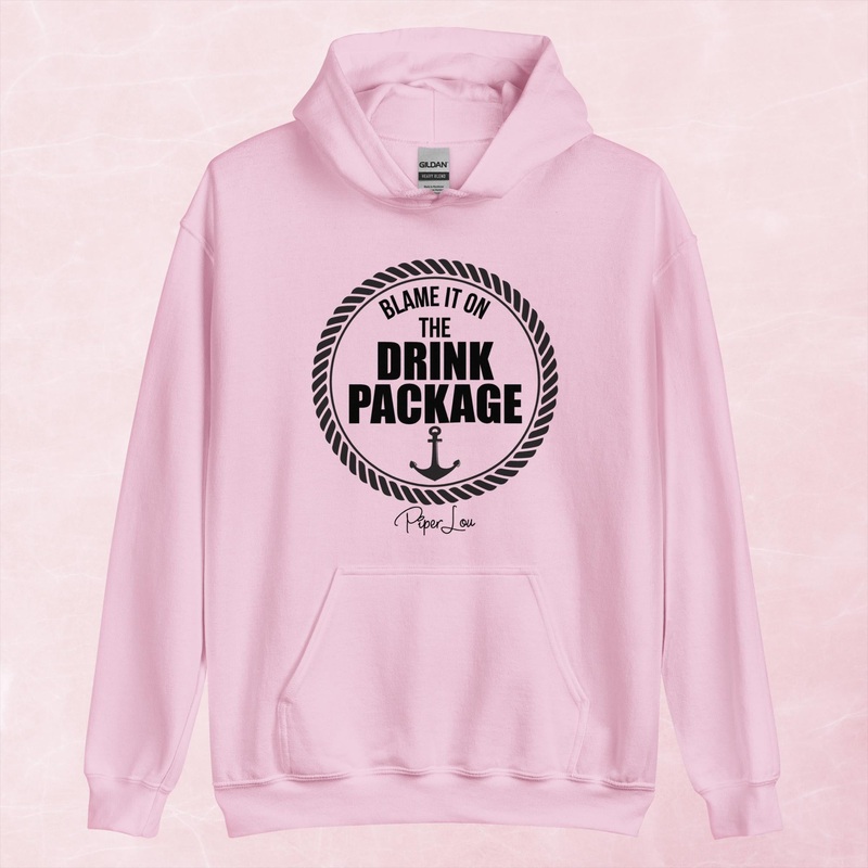 Blame It On The Drink Package Graphic Hoodie