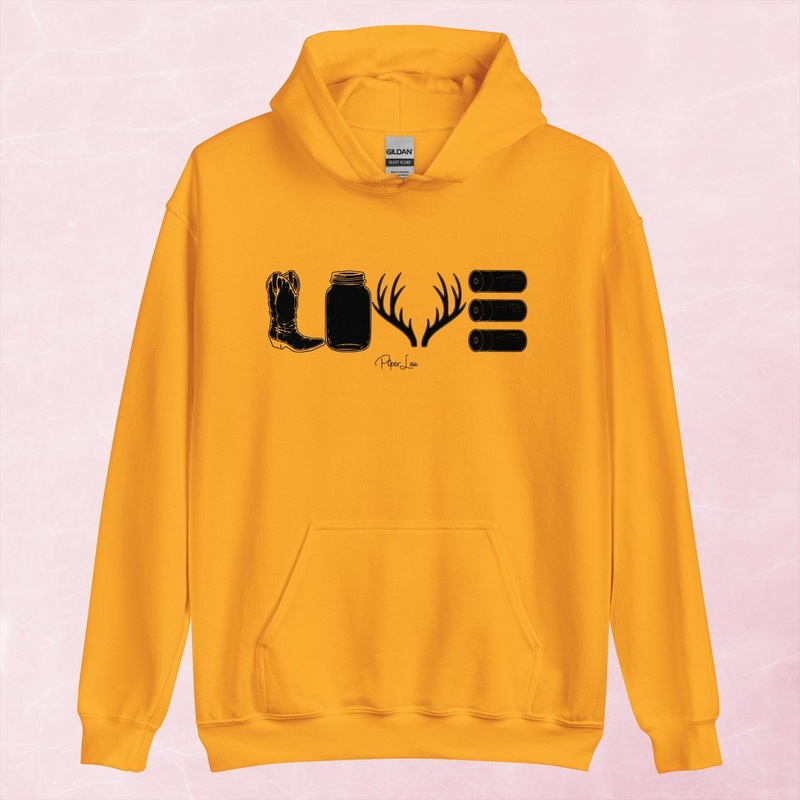 Country Girl Love Graphic Hoodie