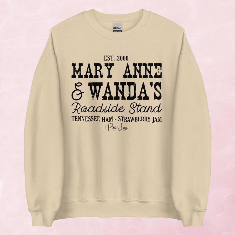 Mary Anne And Wanda’s Roadside Stand Graphic Crewneck Sweatshirt