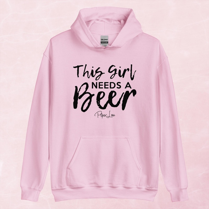 This Girl Needs A Beer Graphic Hoodie