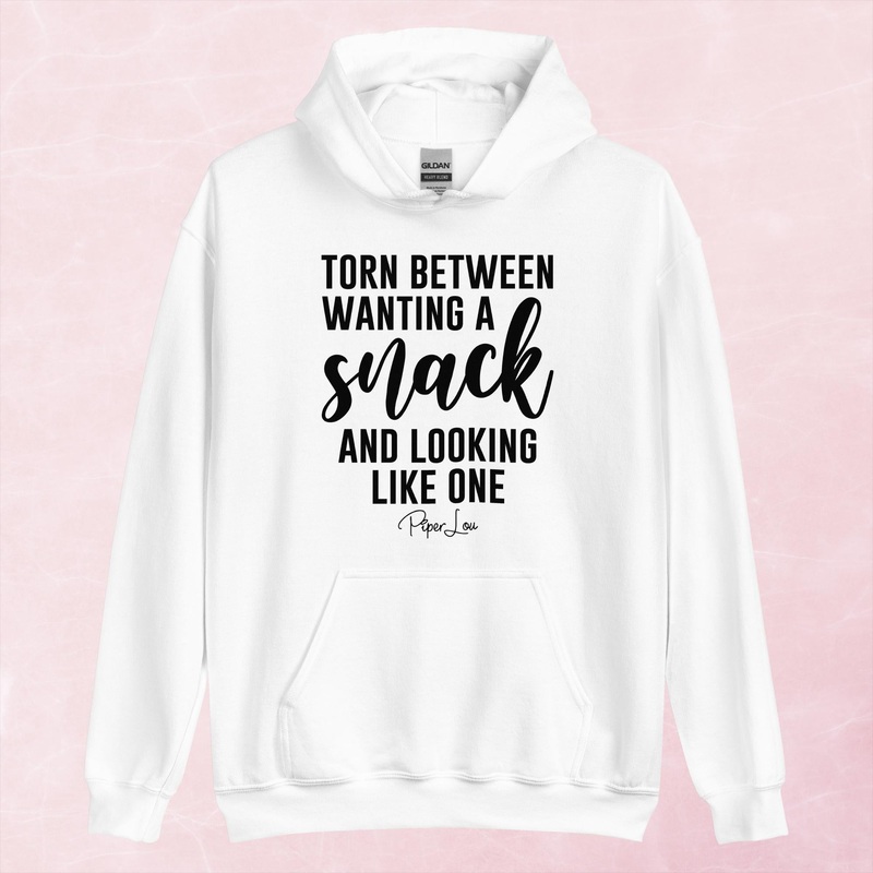 Torn Between Wanting A Snack Graphic Hoodie