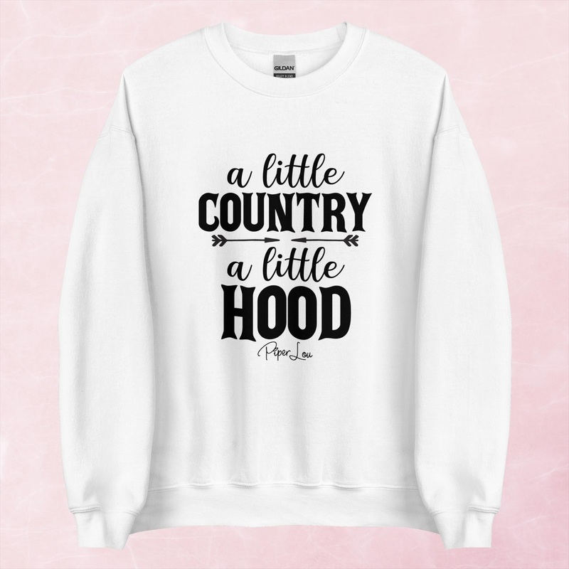 A Little Country A Little Hood Graphic Crewneck Sweatshirt