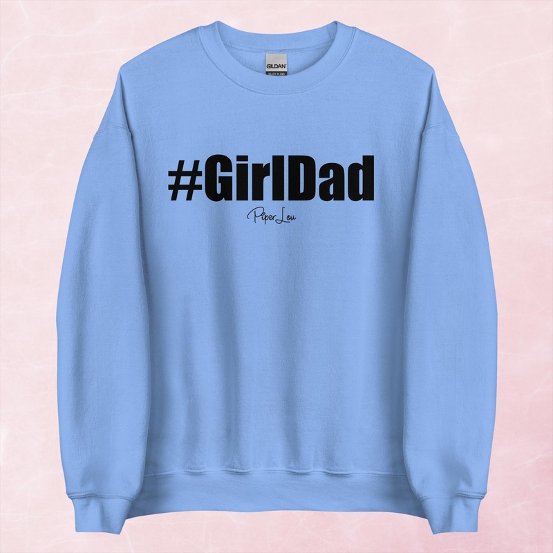 Girl Dad Men’s Apparel Graphic Crewneck Sweatshirt