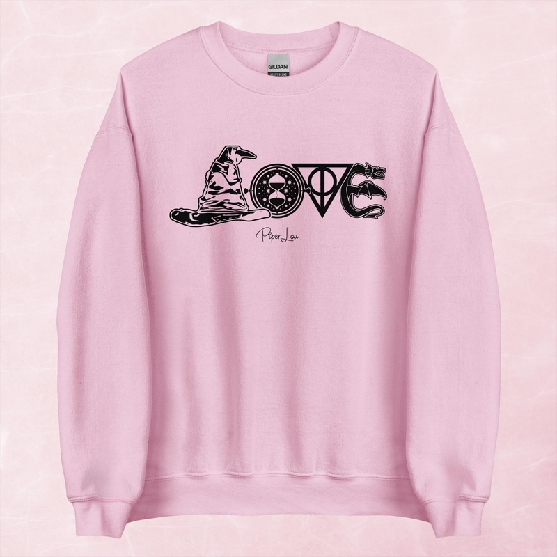 Potter Love Graphic Crewneck Sweatshirt