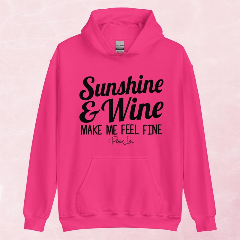 Sunshine And Wine Graphic Hoodie