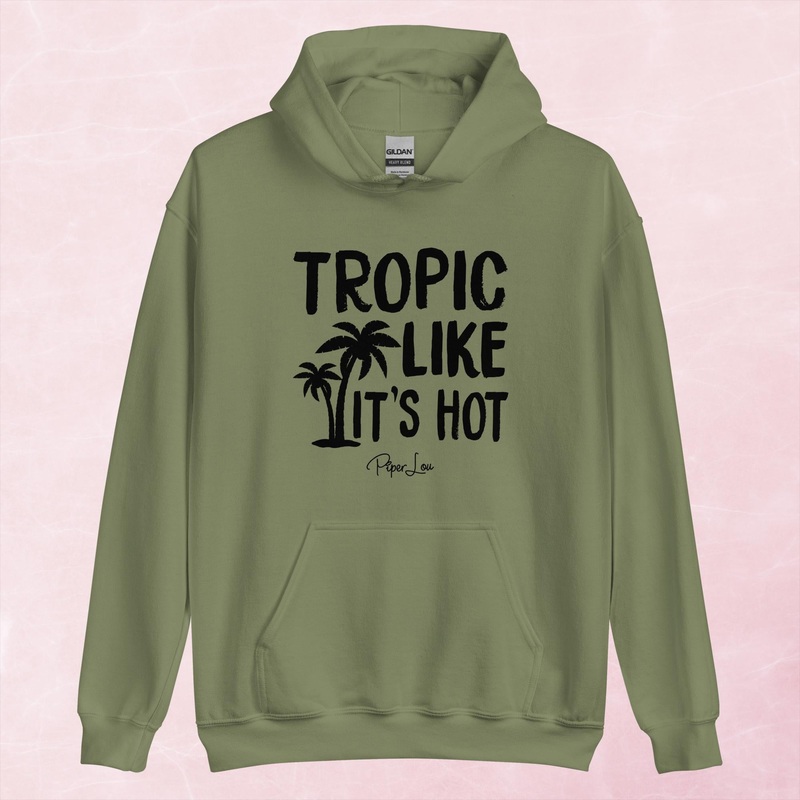 Tropic Like It’s Hot Graphic Hoodie