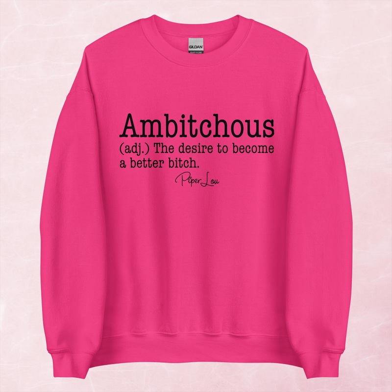Ambitchous Graphic Crewneck Sweatshirt