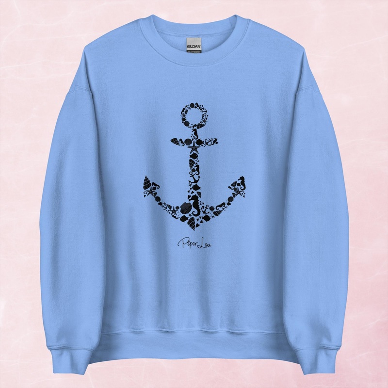 Anchor Graphic Crewneck Sweatshirt